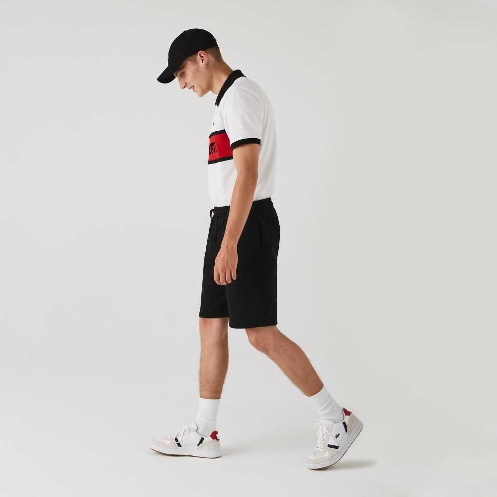 Lacoste SPORT Tennis Fleece Svarta | NORSP-7965