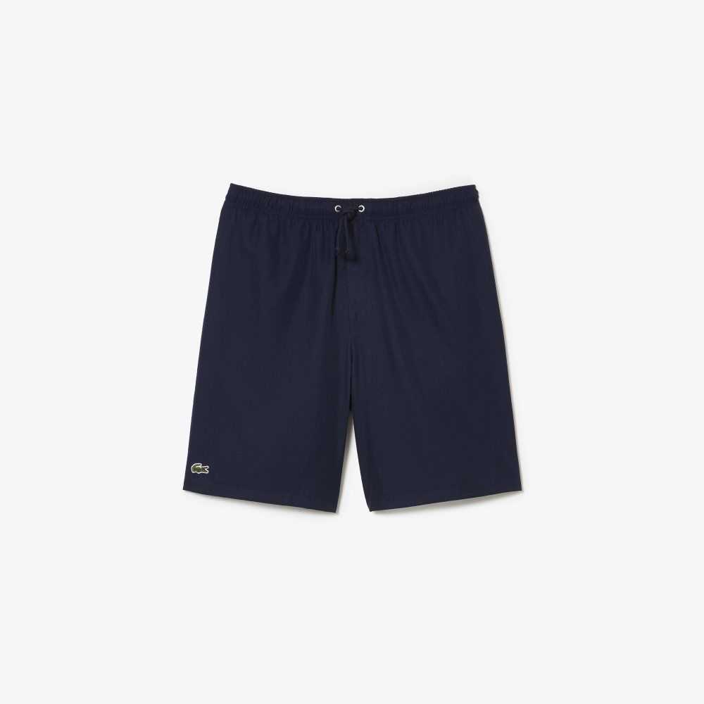 Lacoste SPORT Tennis Solid Diamond Weave Marinblå Blå | JKAYU-6427