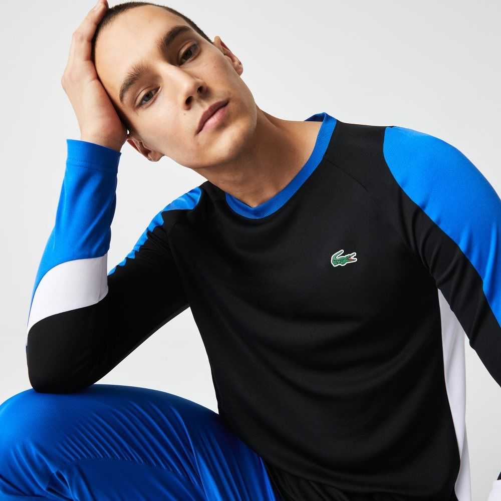 Lacoste SPORT Tennis Svarta Blå Vita | HTONA-6219