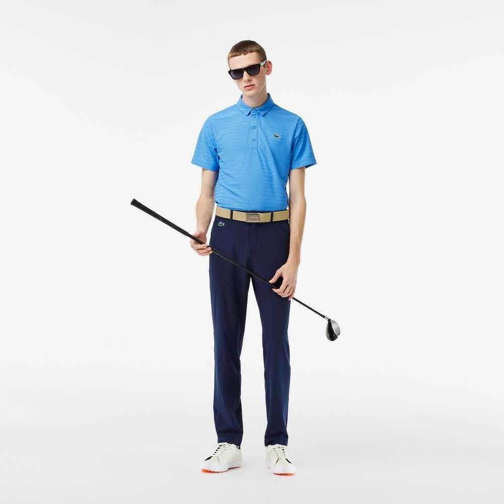 Lacoste SPORT Textured Andas Golf Blå | AQPDM-6587