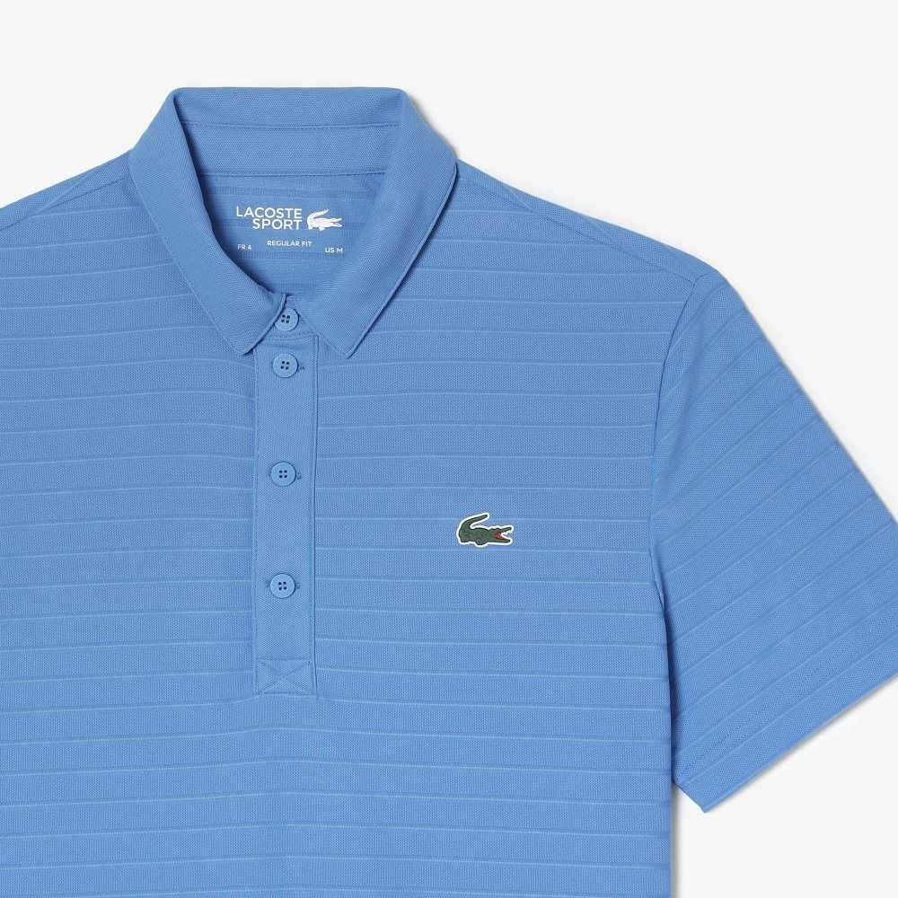 Lacoste SPORT Textured Andas Golf Blå | AQPDM-6587