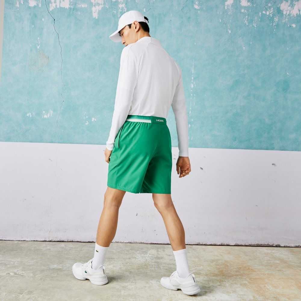 Lacoste SPORT x Novak Djokovic Light Stretch Gröna | SZXQL-5638