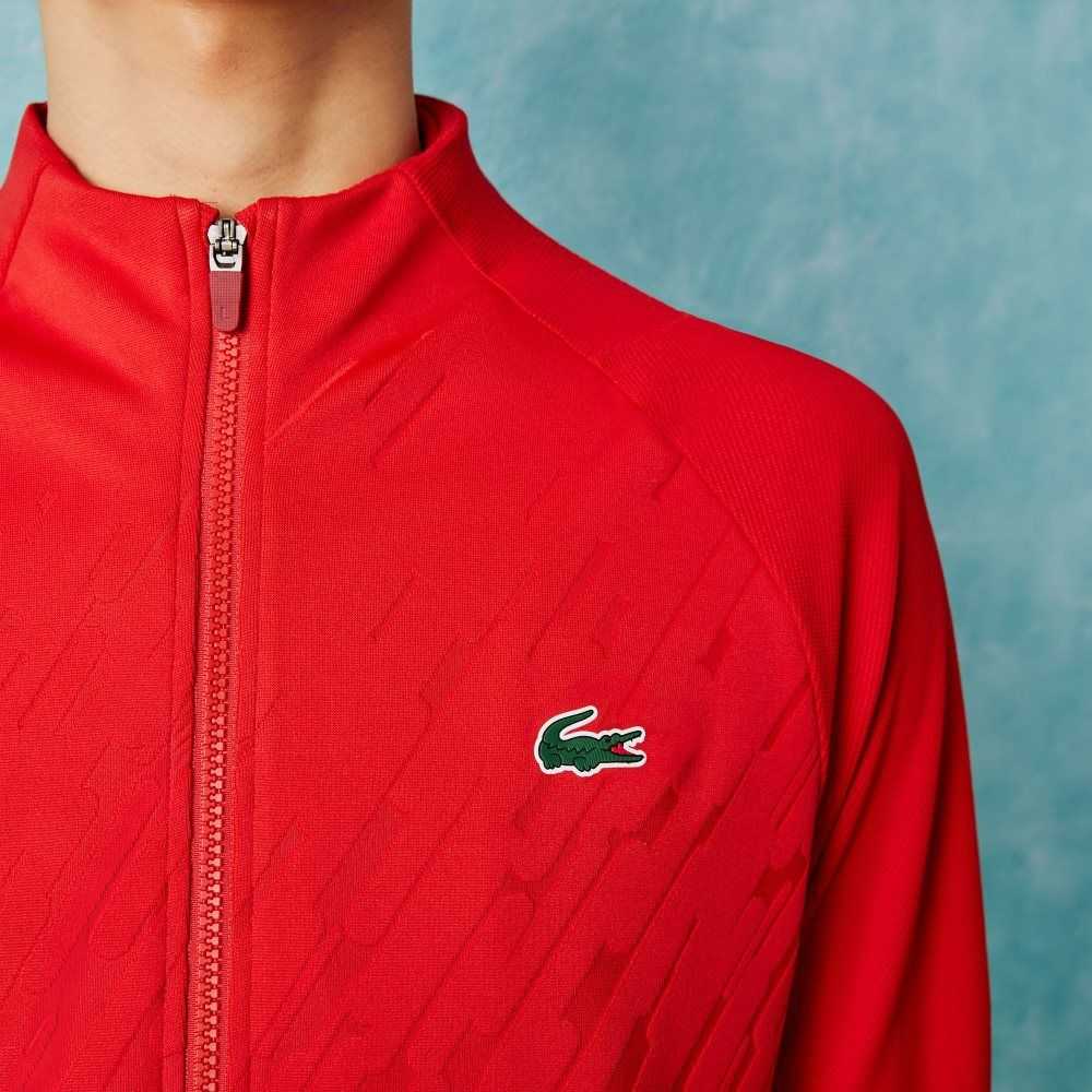 Lacoste SPORT x Novak Djokovic Technical Zip Jacket Röda | MXQYJ-4681