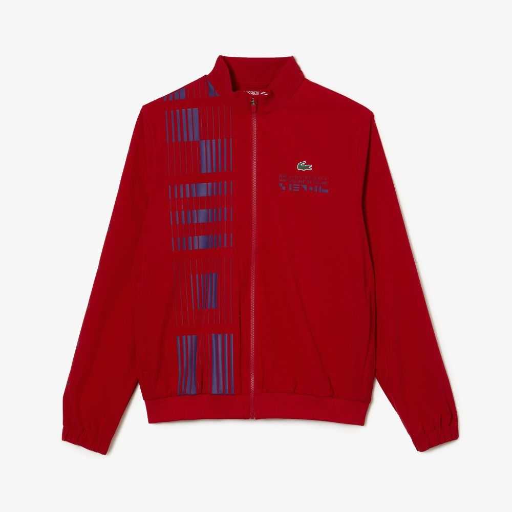 Lacoste SPORT x Novak Djokovic Track Röda Lila | LBTXI-5923