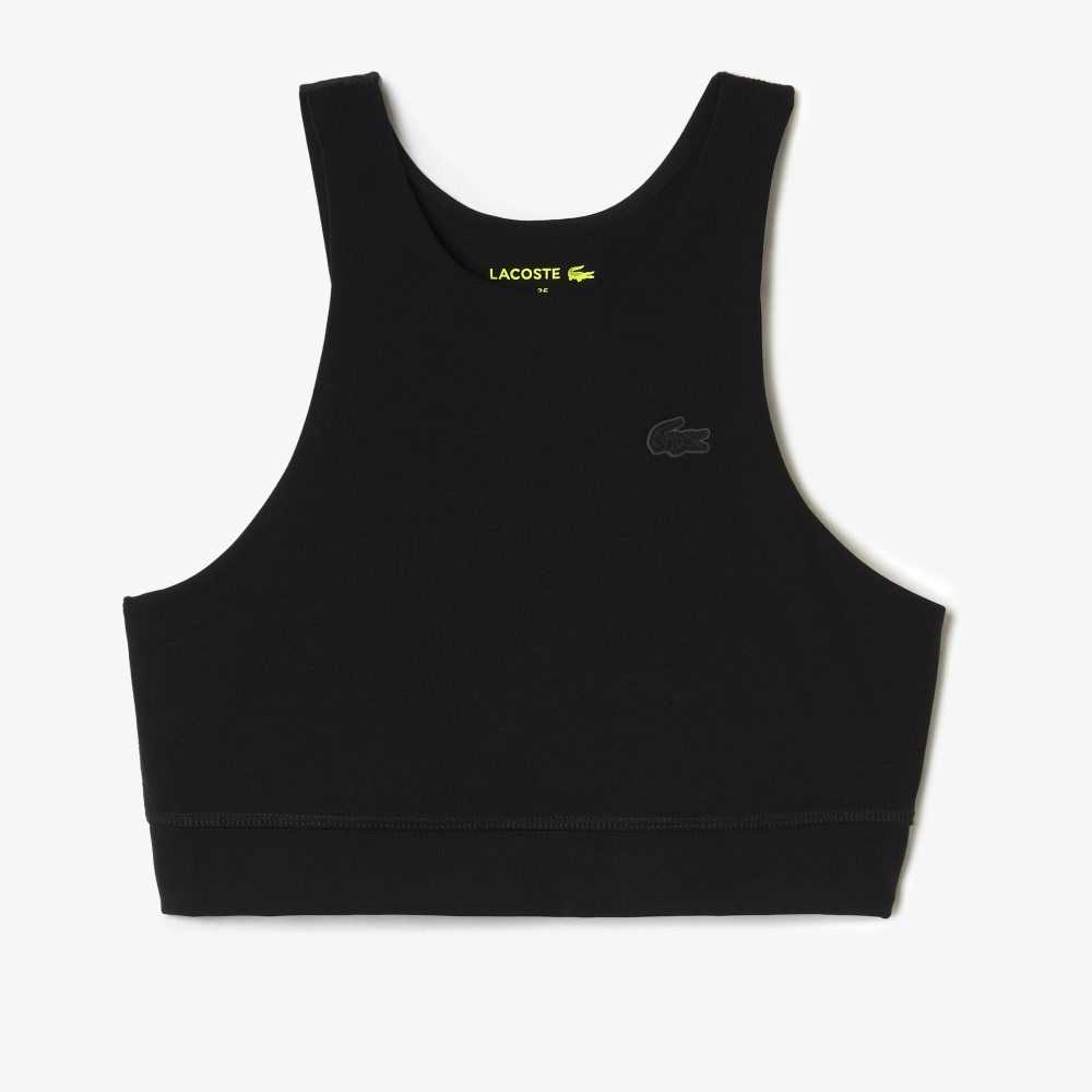 Lacoste Seamless Sports Bra Svarta | KYBOR-7120