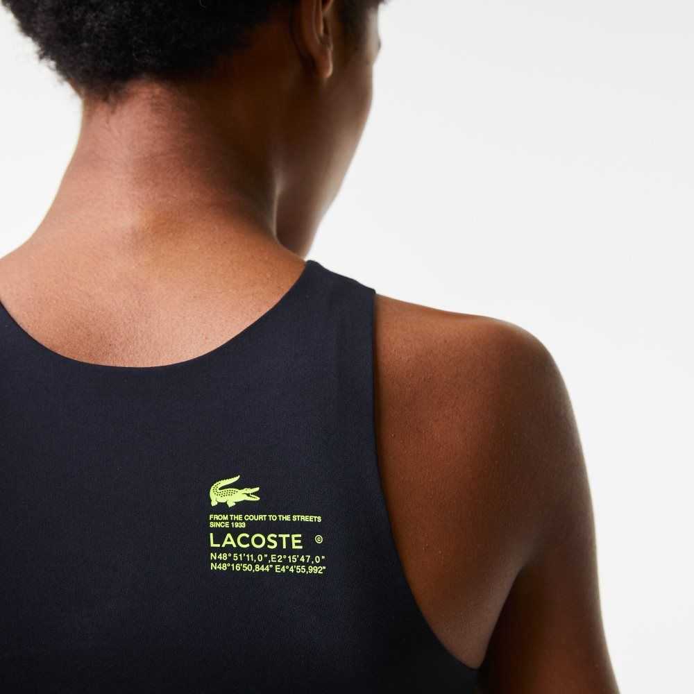 Lacoste Seamless Sports Bra Svarta | KYBOR-7120