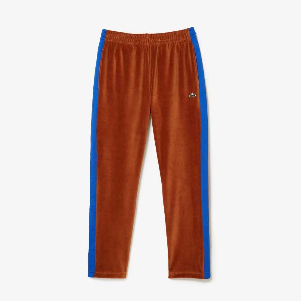 Lacoste Side Contrast Band Trackpants Bruna | WACGT-3506