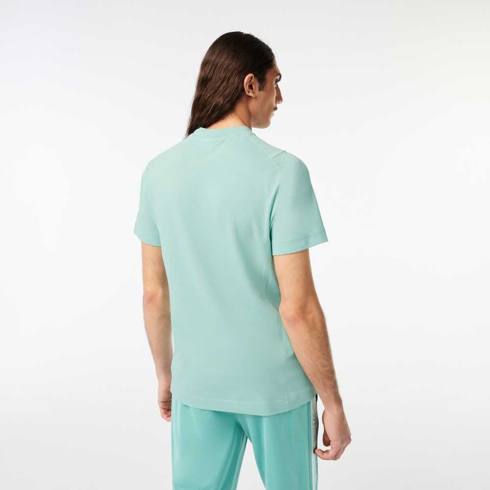 Lacoste Slim Fit Organic Bomull Pique Mintgröna | QIMRA-7329