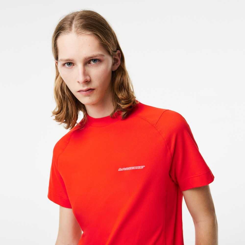 Lacoste Slim Fit Organic Bomull Pique Röda | WZFSH-6810