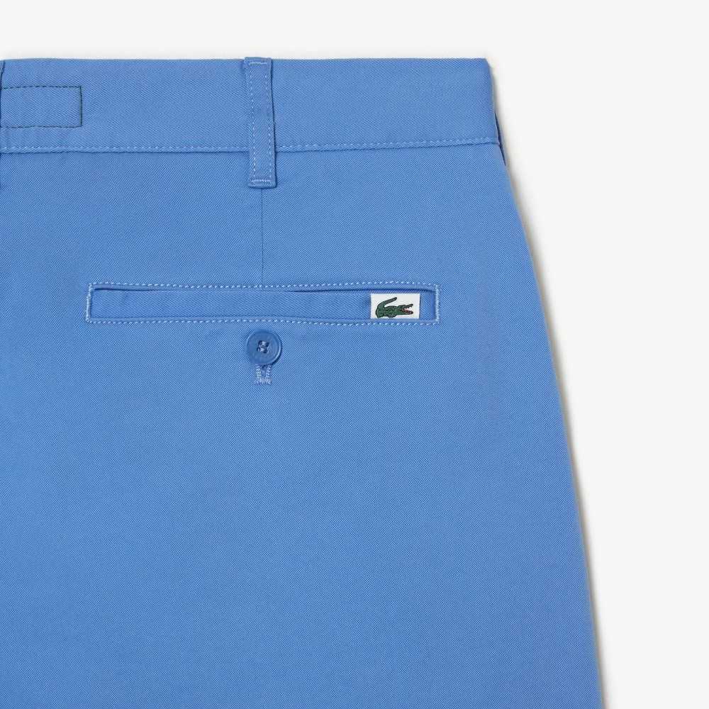 Lacoste Slim Fit Stretch Bomull Bermuda Blå | AGTZP-3021