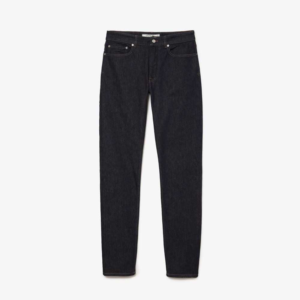 Lacoste Slim Fit Stretch Bomull Denim Blå | MCWPX-5176