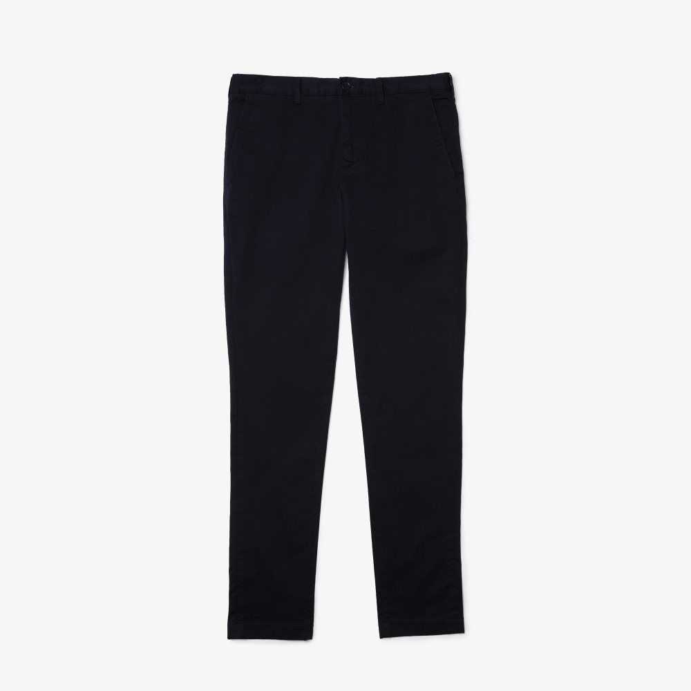 Lacoste Slim Fit Stretch Bomull Marinblå Blå | OAYLJ-3762