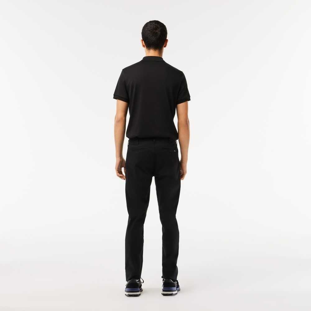 Lacoste Slim Fit Stretch Bomull Svarta | TBSWF-7415