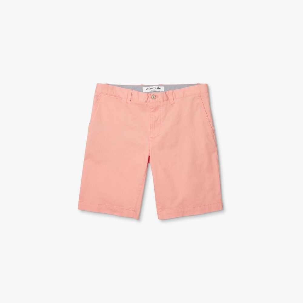 Lacoste Slim Fit Stretch Gabardine Rosa | QNDUC-4726