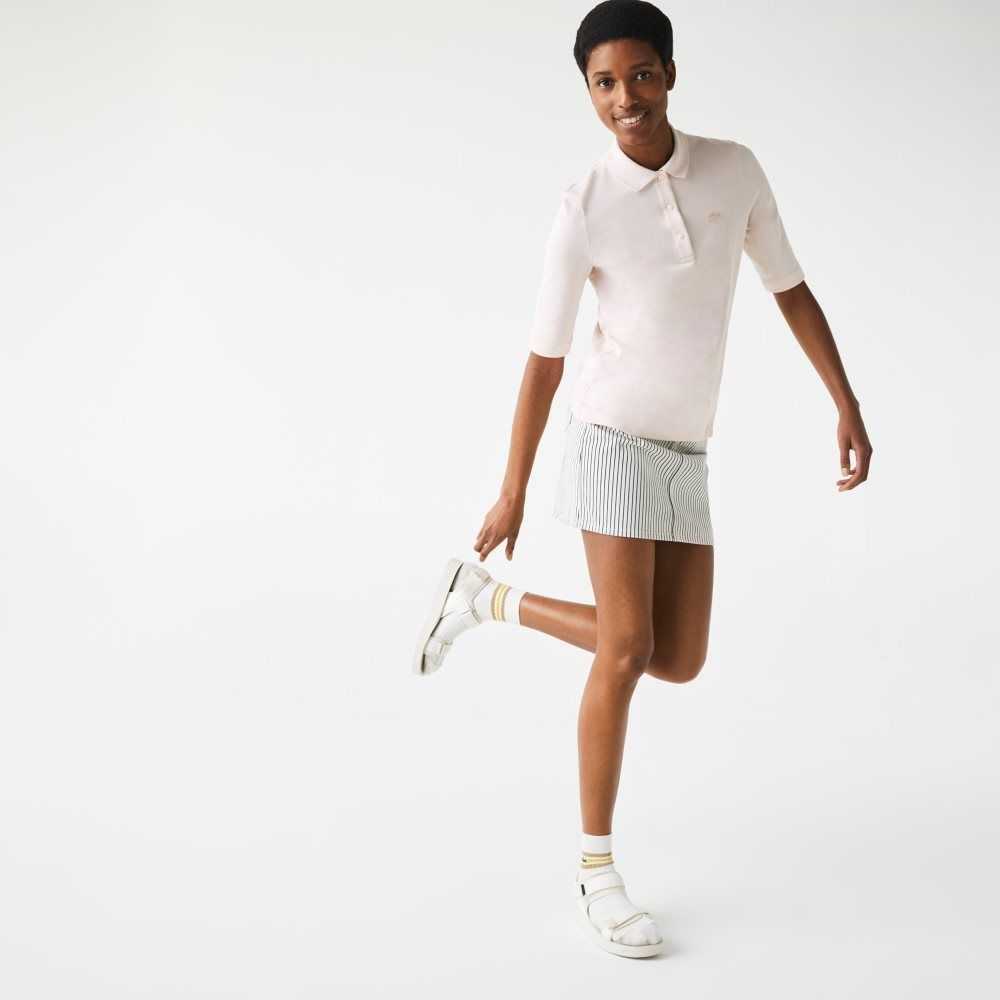 Lacoste Slim Fit Supple Bomull Ljusrosa | UIAWK-8423