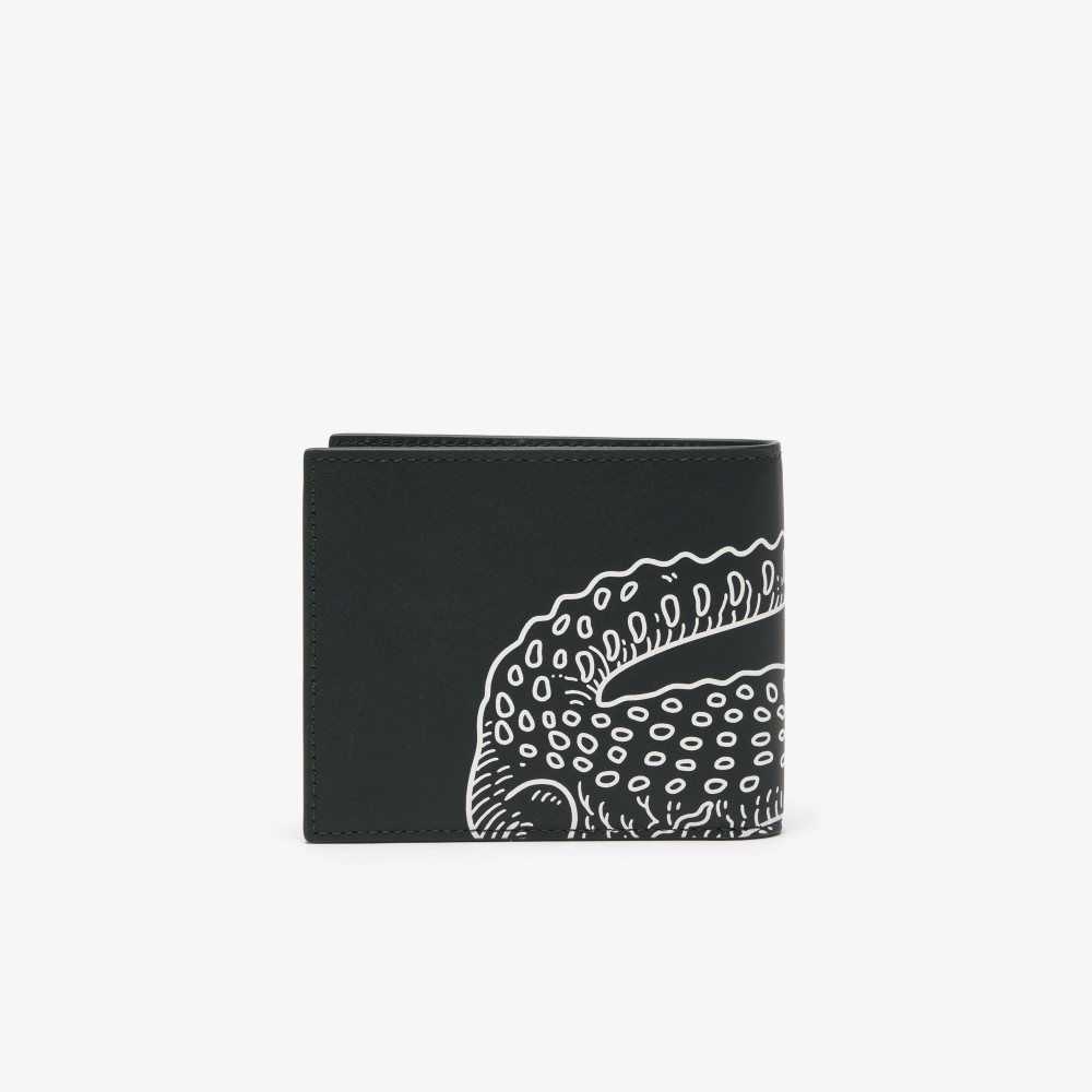 Lacoste Small Contrast Print Folding Wallet Olika Färger | AJVRC-0982