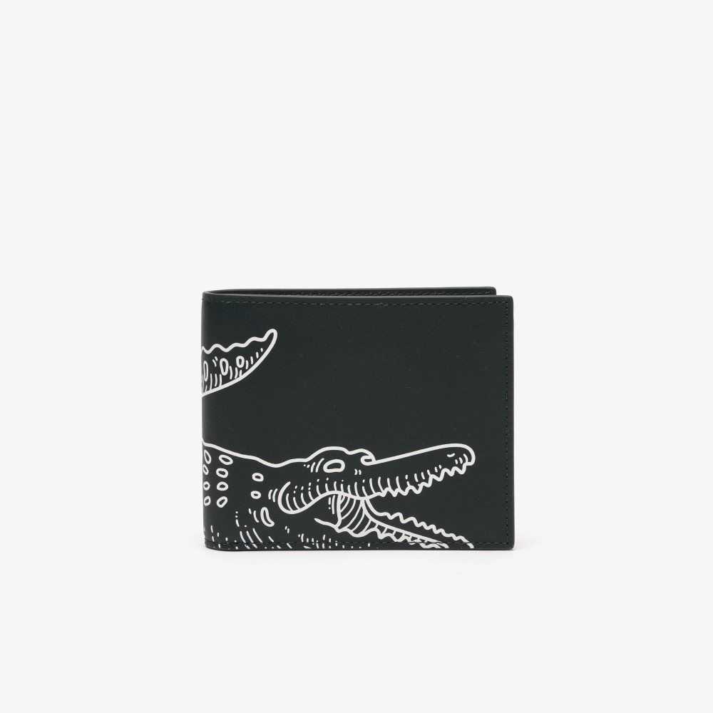 Lacoste Small Contrast Print Folding Wallet Olika Färger | AJVRC-0982