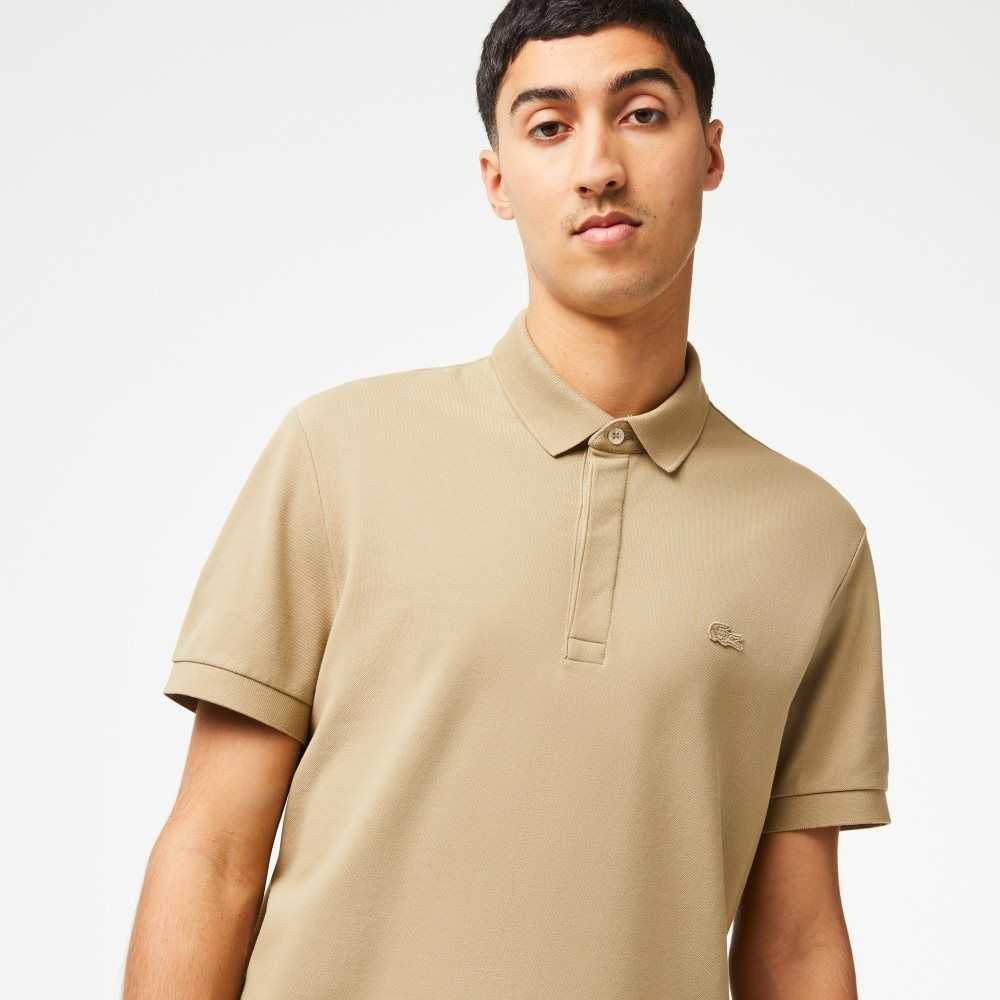 Lacoste Smart Paris Stretch Bomull Beige | DPKUF-8619