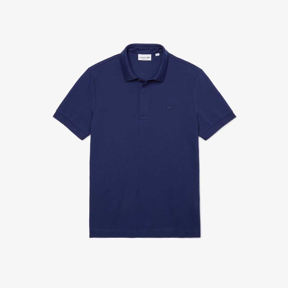 Lacoste Smart Paris Stretch Bomull Blå | XATJO-7290