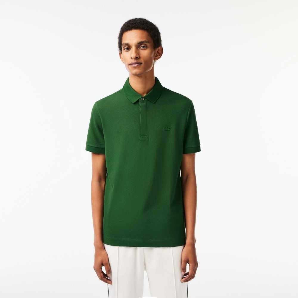 Lacoste Smart Paris Stretch Bomull Gröna | DLRTU-1284