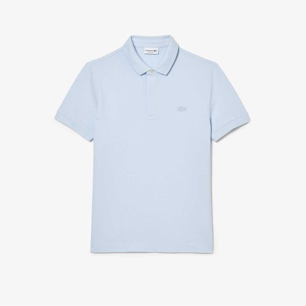 Lacoste Smart Paris Stretch Bomull Ljusblå | YQRAL-9601