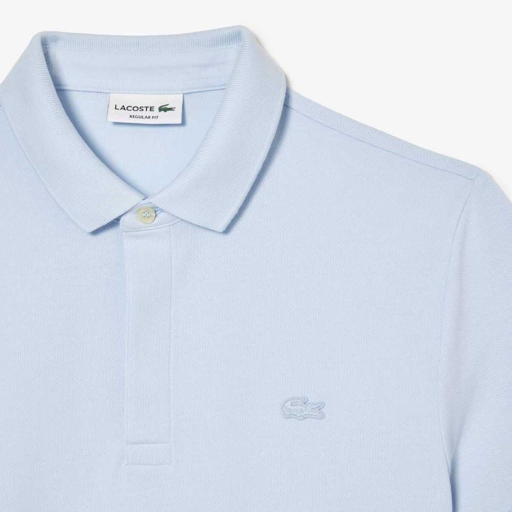 Lacoste Smart Paris Stretch Bomull Ljusblå | YQRAL-9601