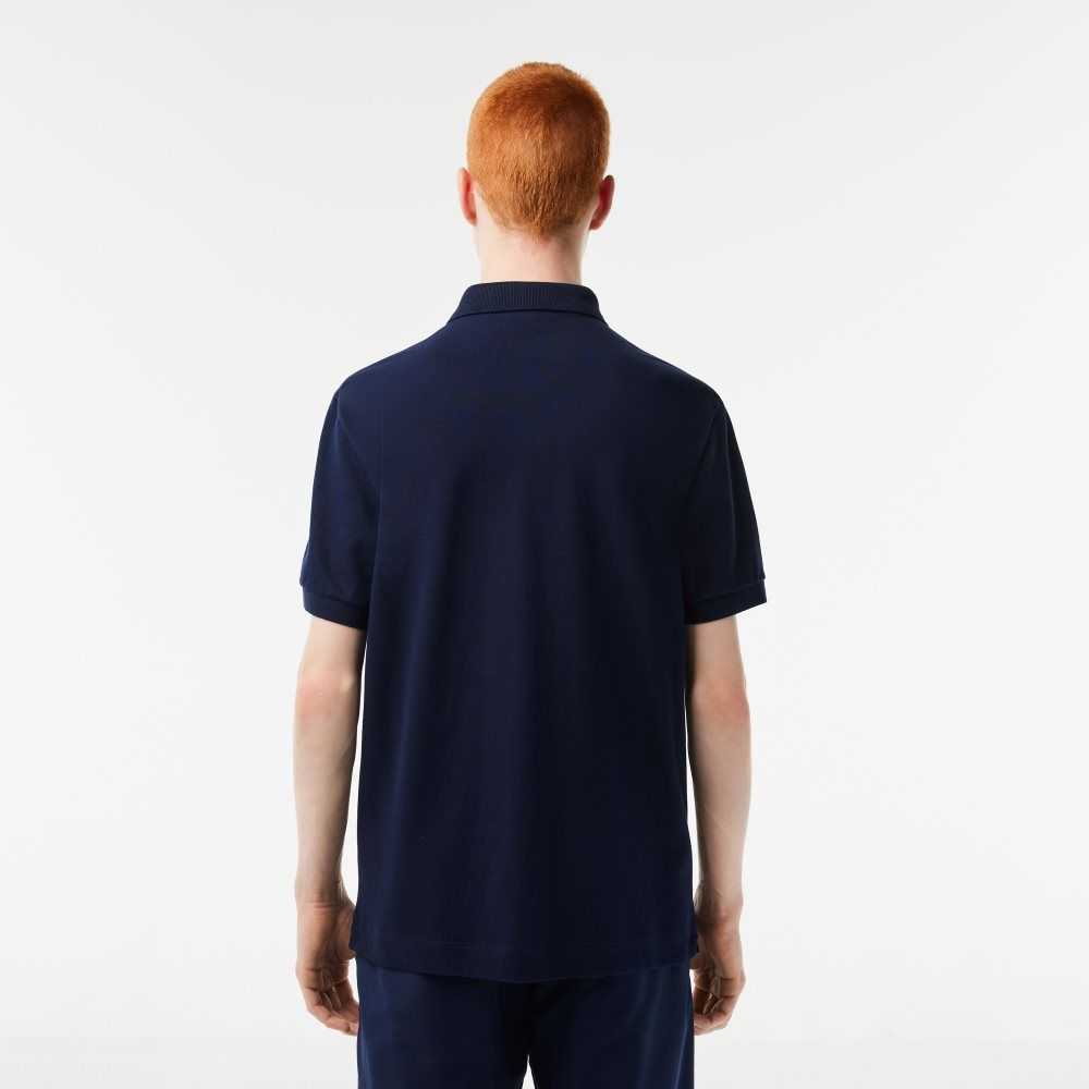 Lacoste Smart Paris Stretch Bomull Marinblå Blå | DKFAM-1589