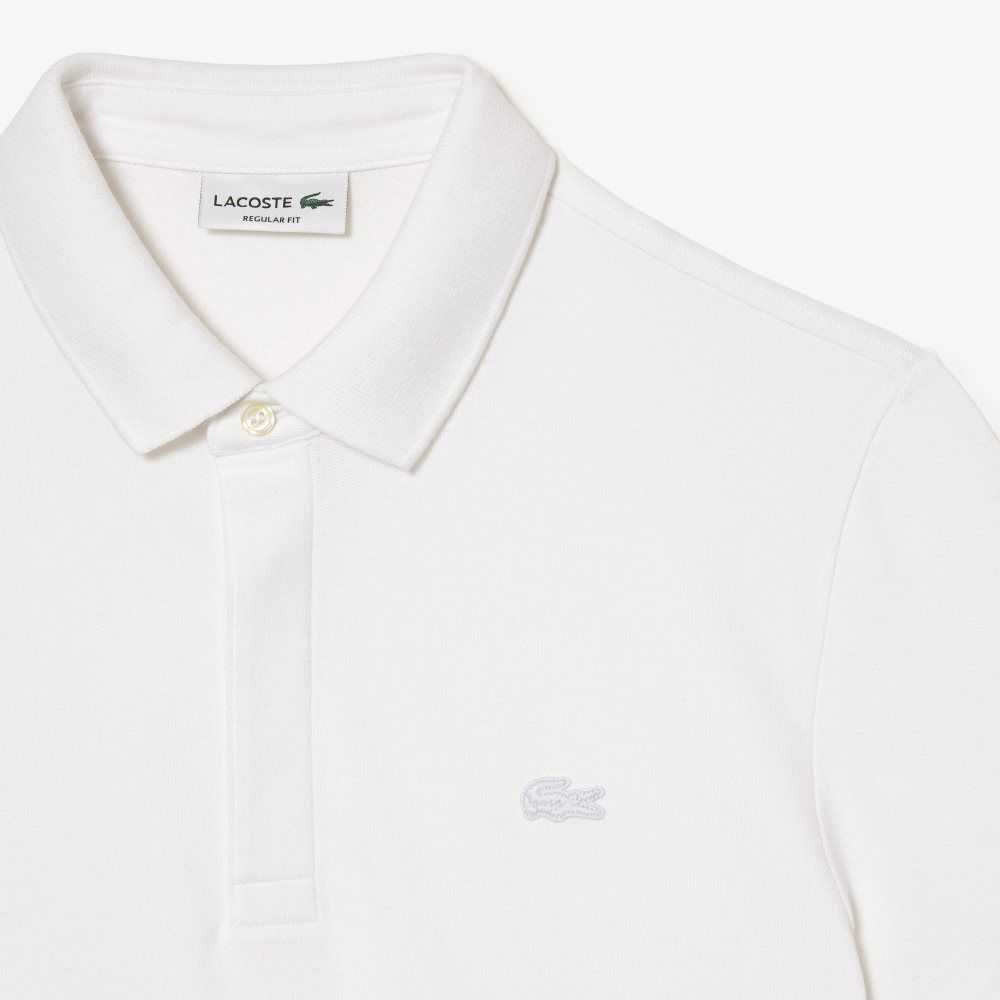 Lacoste Smart Paris Stretch Bomull Vita | KLZMP-6739