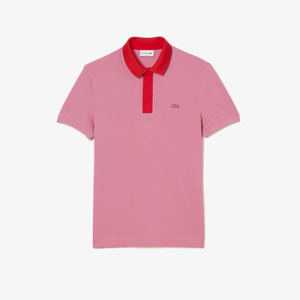 Lacoste Smart Paris with cotton Petit Pique Rosa Röda | EHOZN-2746