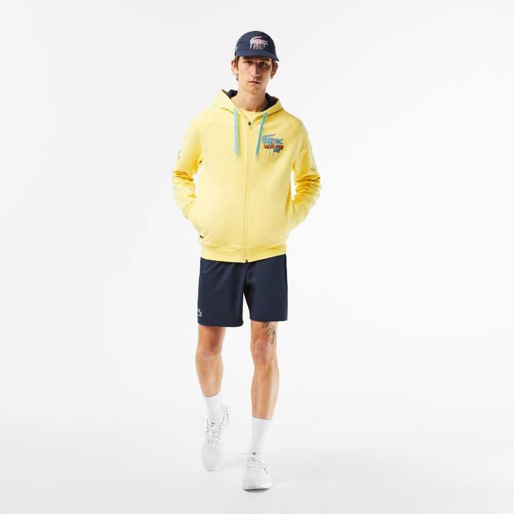 Lacoste Sport Miami Open Edition Hoodie Gula | NVXOC-7830