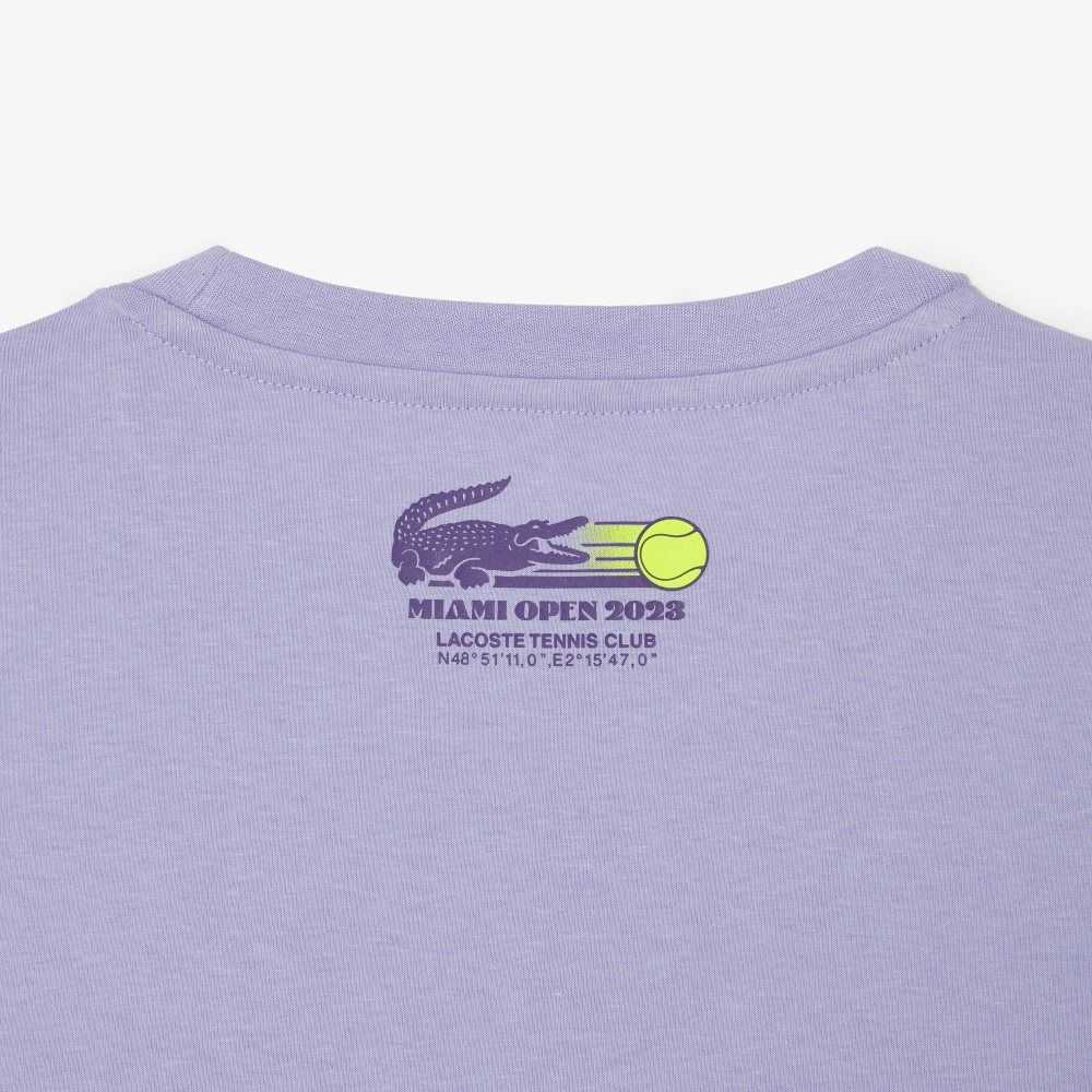 Lacoste Sport Miami Open Edition Lila | LWJMG-3295