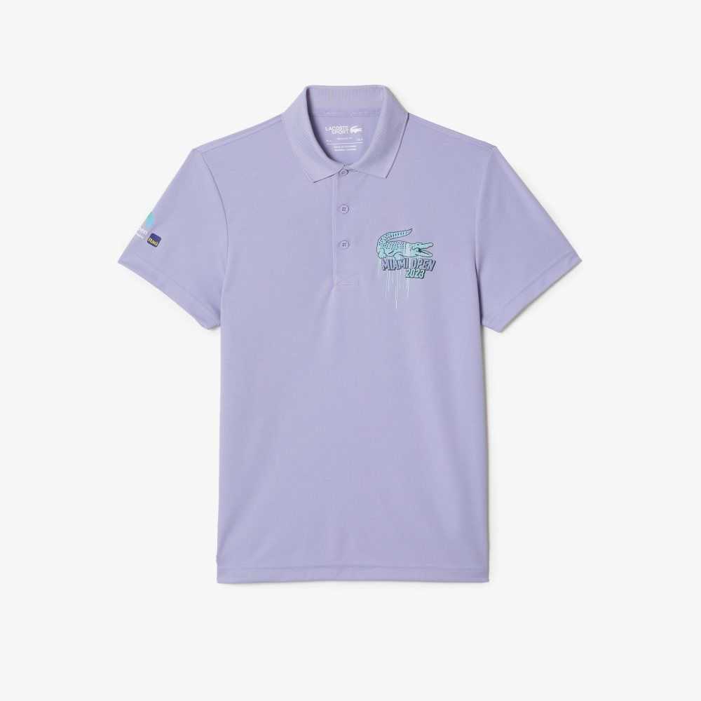 Lacoste Sport Miami Open Edition Pique Lila | DOXPN-5192