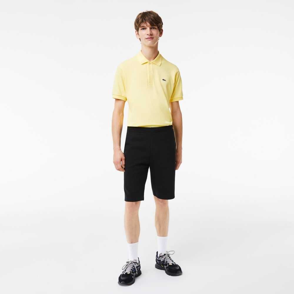 Lacoste Stretch Bomull Blend Svarta | QIJLT-3854