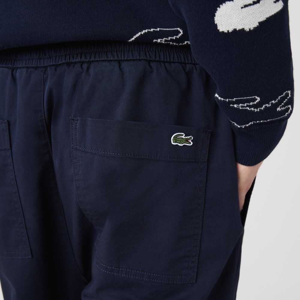 Lacoste Stretch Bomull Jogging Marinblå Blå | LFGVO-7503