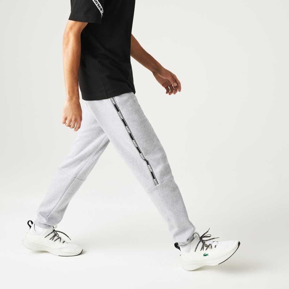 Lacoste Tapered Fit Branded Grå | YWGJD-2084