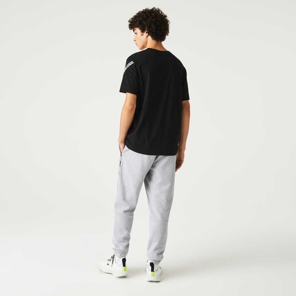 Lacoste Tapered Fit Branded Grå | YWGJD-2084