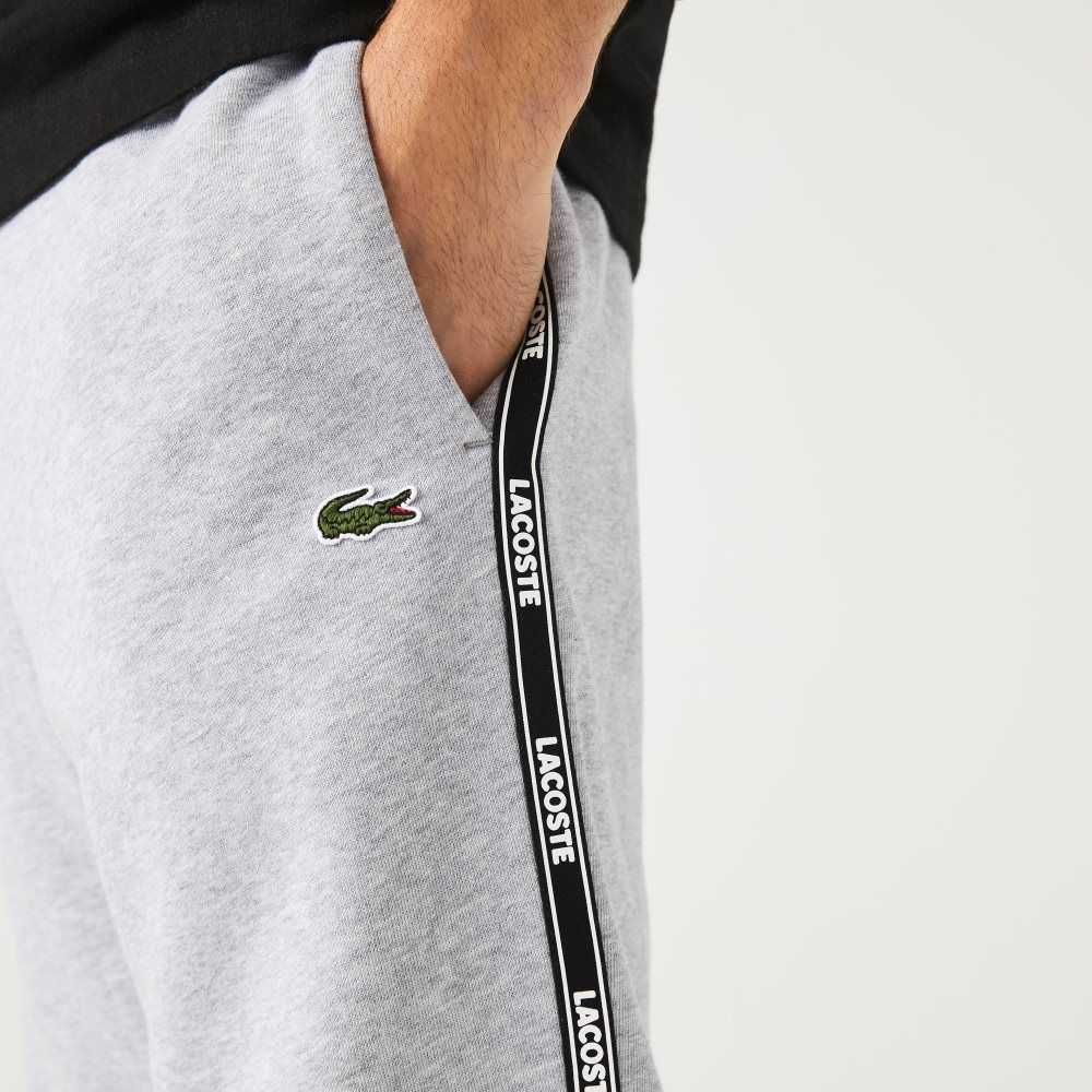 Lacoste Tapered Fit Branded Grå | YWGJD-2084