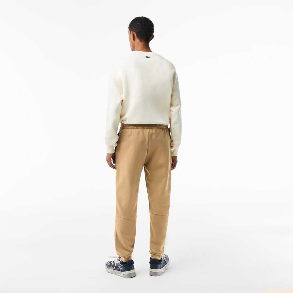 Lacoste Tapered Fit Fleece Beige | JKVQB-7185