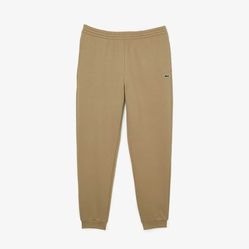 Lacoste Tapered Fit Fleece Beige | JKVQB-7185