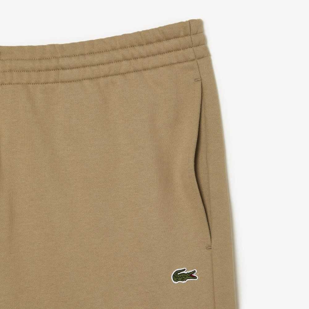 Lacoste Tapered Fit Fleece Beige | JKVQB-7185