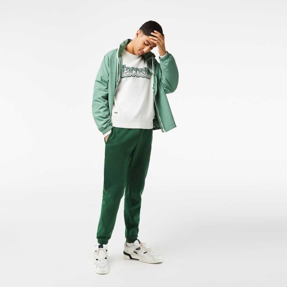 Lacoste Tapered Fit Fleece Gröna | FCJDL-7640