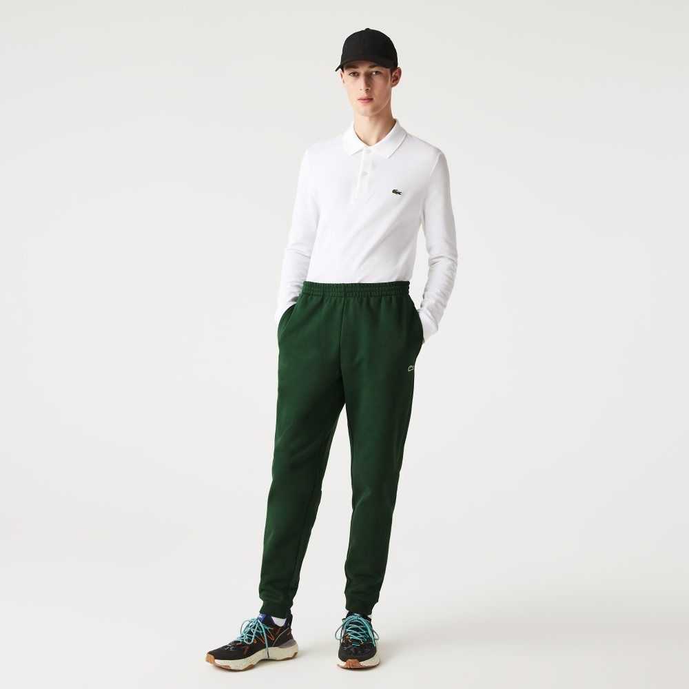 Lacoste Tapered Fit Fleece Gröna | FCJDL-7640