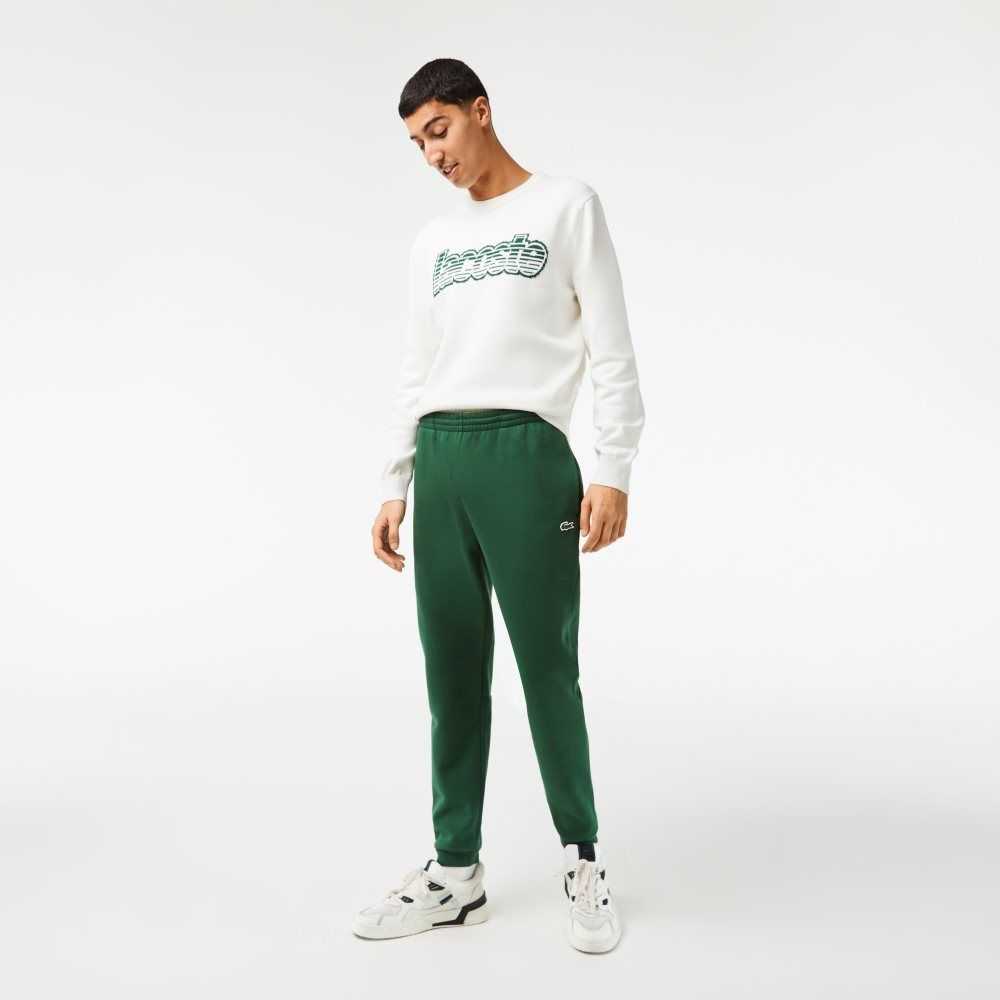 Lacoste Tapered Fit Fleece Gröna | FCJDL-7640