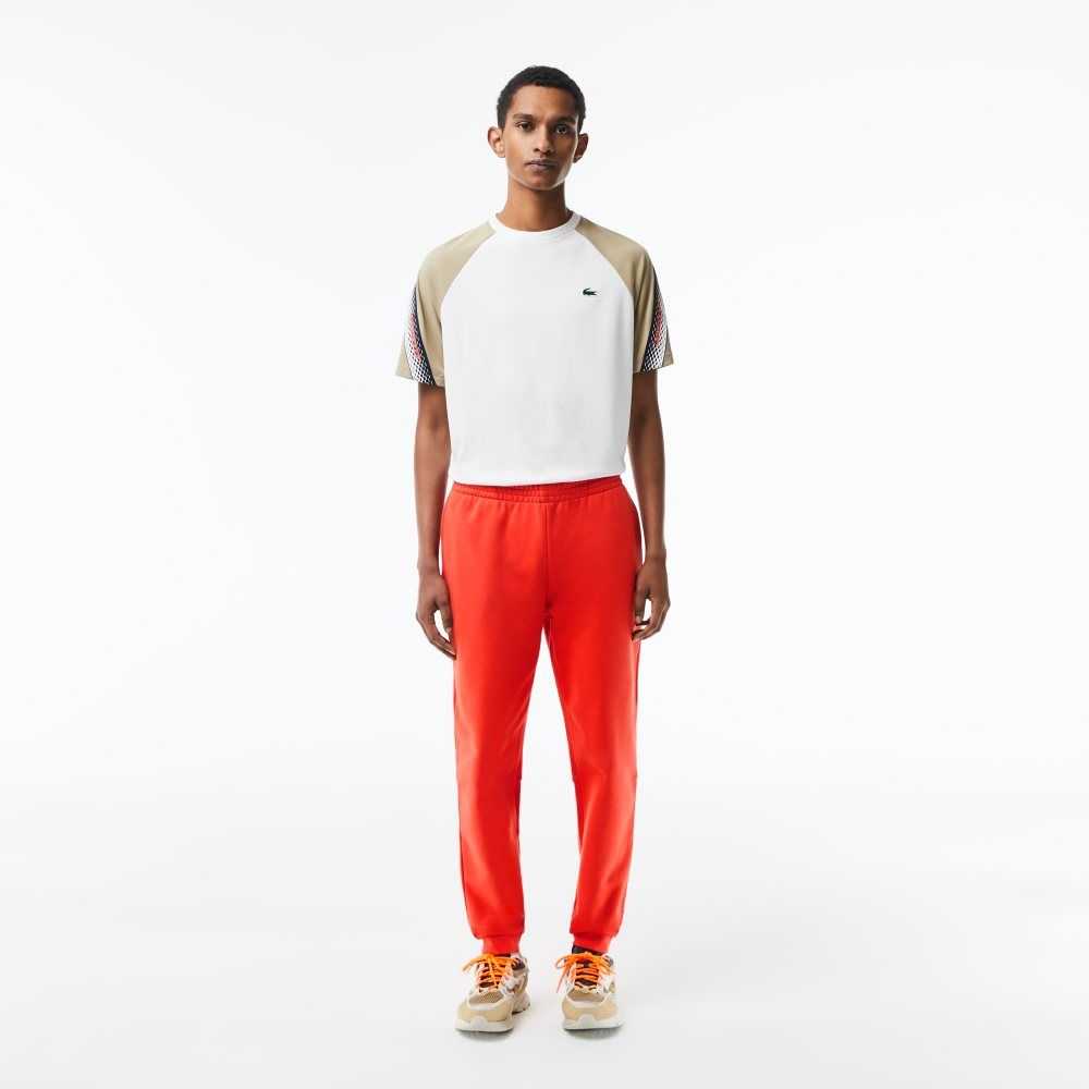 Lacoste Tapered Fit Fleece Orange | PDWHU-3516