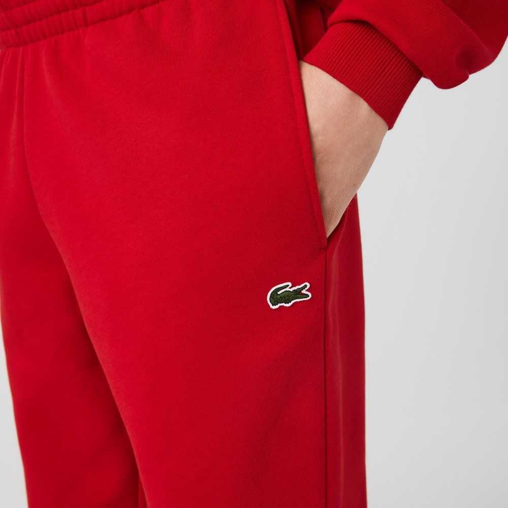 Lacoste Tapered Fit Fleece Röda | DGBIJ-8560