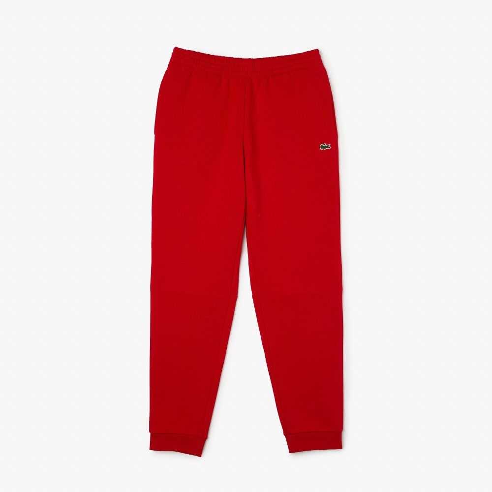 Lacoste Tapered Fit Fleece Röda | DGBIJ-8560