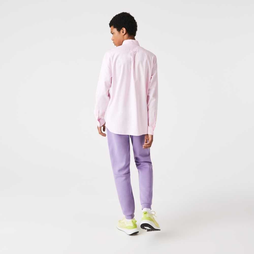 Lacoste Tapered Fit Fleece Trackpants Lila | RYUCI-2974