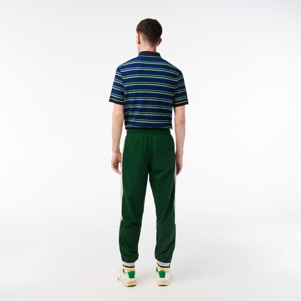 Lacoste Tennis Print Track Pants Gröna Vita | DGOBY-6754