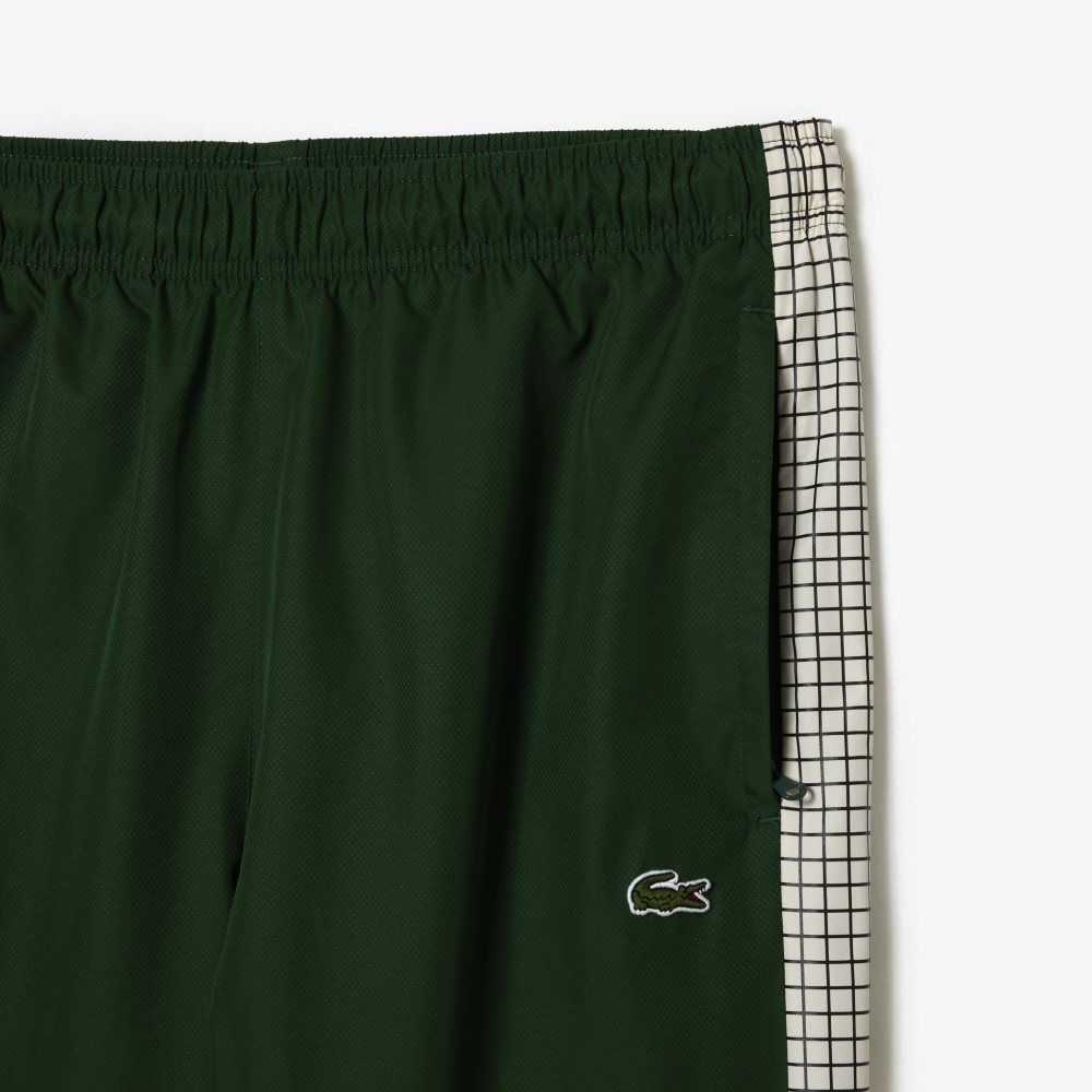 Lacoste Tennis Print Track Pants Gröna Vita | DGOBY-6754