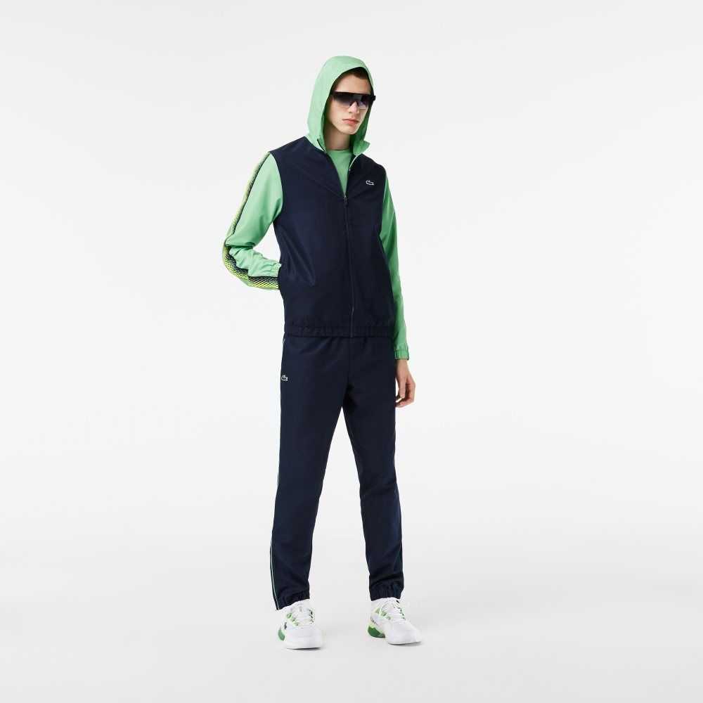 Lacoste Tennis Regular Fit Jogger Set Marinblå Blå Gröna Marinblå Blå Gröna | JBPDF-2081